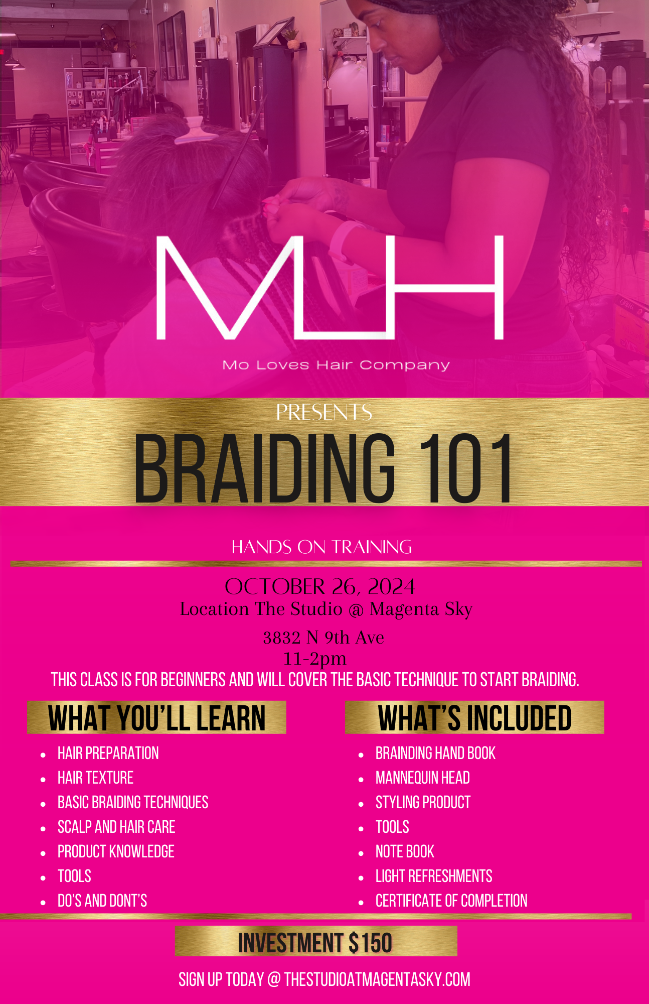 Braiding 101 Class
